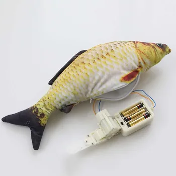 

1 pcs 3D Simulation electric Carp Weever Plush Pillow Stuffed Cute Animal Fish Toys Dolls Kids Baby Children Funny Birthday Gift