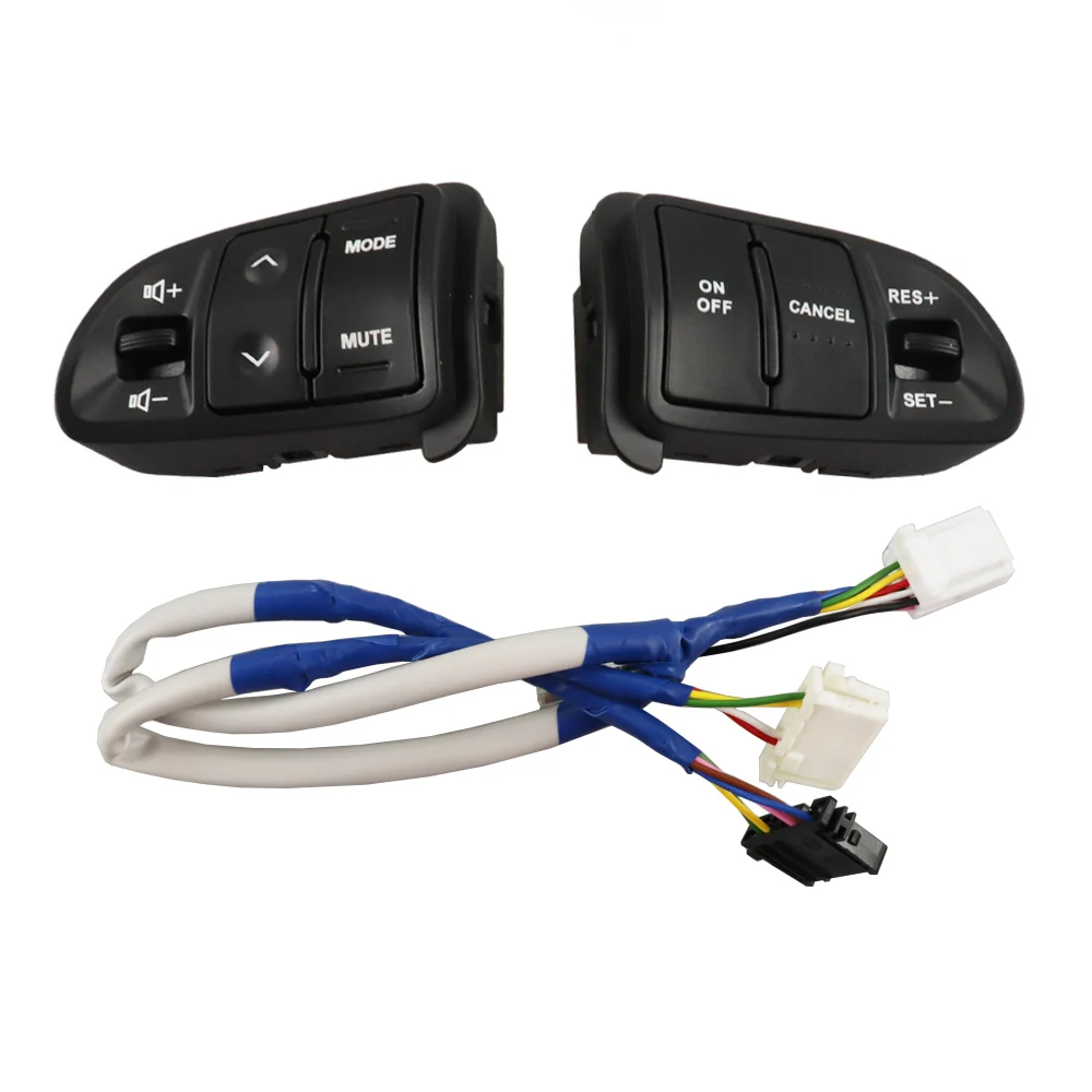 

For KIA Sportager Steering Wheel Button Constant Speed Cruise Control Multifunction Buttons Channel Volume Audio Switch For Car