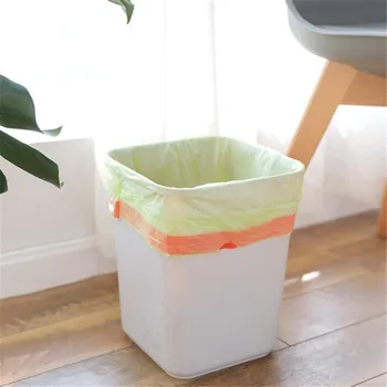 

1 Thick Plastic Drawstring Garbage Bag Color Point Break Type Portable Kitchen Bedroom Bathroom Garbage Bag