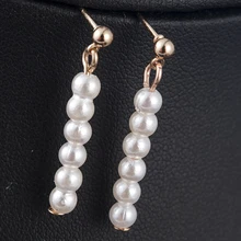 2019 nowych moda hurtownia Handmade Trendy biżuteria perła wykonana ręcznie kolczyki najlepszy prezent dla kobiet koreański dynda spadek kolczyki(China)