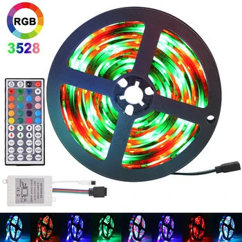 

LED multicolor Color Changing LED Strip Light with 44key Remote Controller String Lights