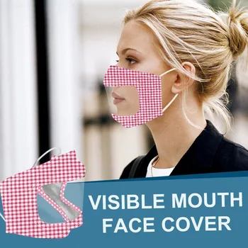 

Unisex Transparent Mask Anti-pollution Windproof Dust-proof Face Mask Washable Reusable Breathable Masques De Protection
