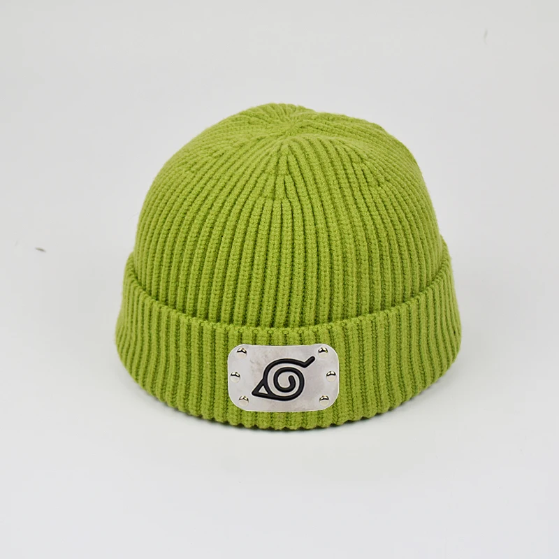 Зимний тренд Наруто значок Вышивка милые шапки модные эластичные Skullies& Beanies