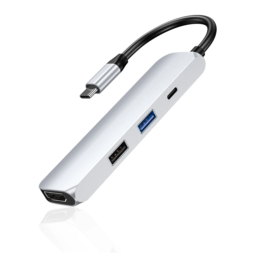 Asunflower USB C концентратор тип C к USB 3,0 2,0 4 порта USB 3,1 Тип C разветвитель для MacBook Pro док-станция ключ высокоскоростной usb-хаб несколько