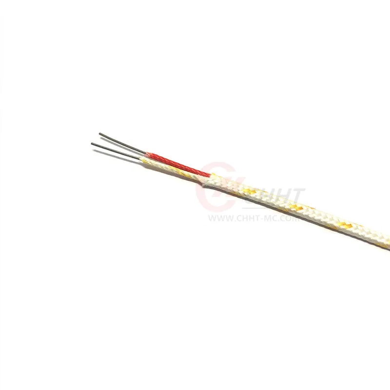 1 м/2 м K Тип Стекловолоконная Изоляция термопара провод с HH-K-24-CH 2 * 24AWG |