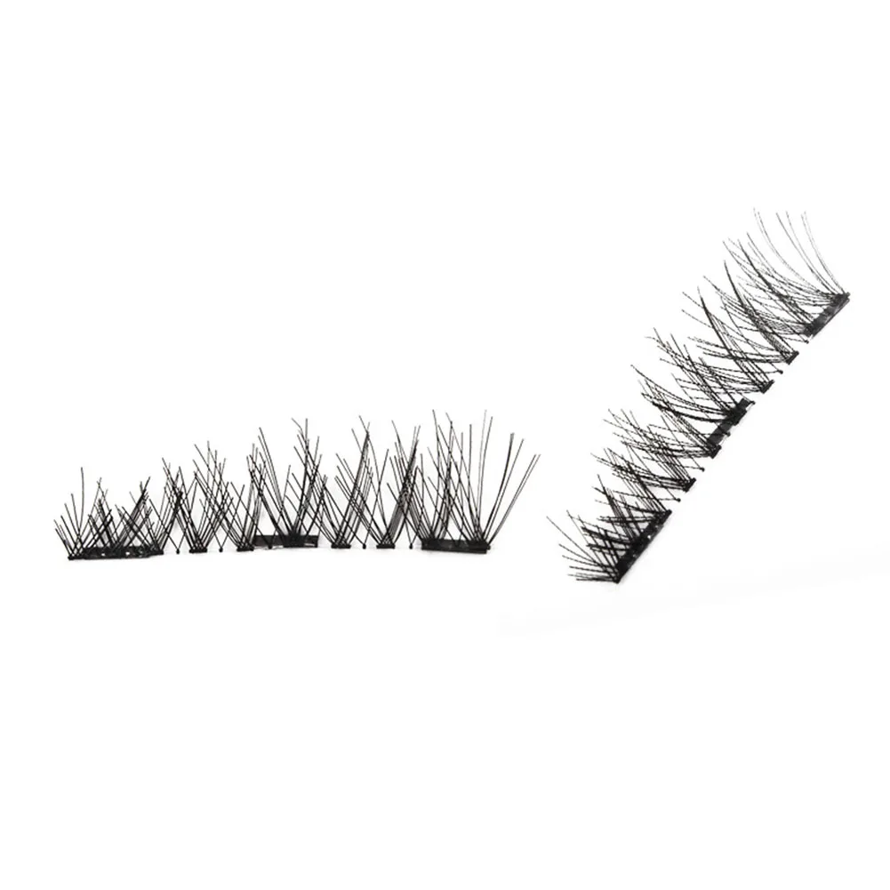 

4 Pcs/Box 3D Magnetic False Eyelashes Glue-free Curl Eye Lashes Beauty Tool