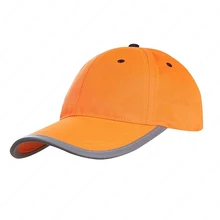 Выходная шляпа светоотражающий бейсбольный шлем шляпа структурная безопасность флуоресцентная красная шляпа шлем