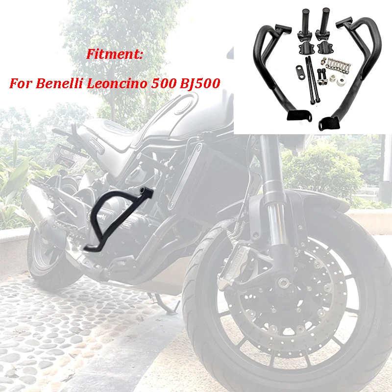 Для Benelli Leoncino 500 BJ500 moto rcycle защита двигателя Крушение Бар Рамка протектор левый и