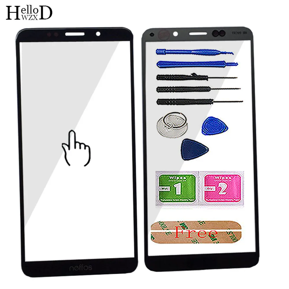 

5.99'' Front Outer Glass Panel For TP-LINK Neffos C9 Touch Screen Panel Front Glass Lens Sensor Mobile Tools (No LCD Digitizer)
