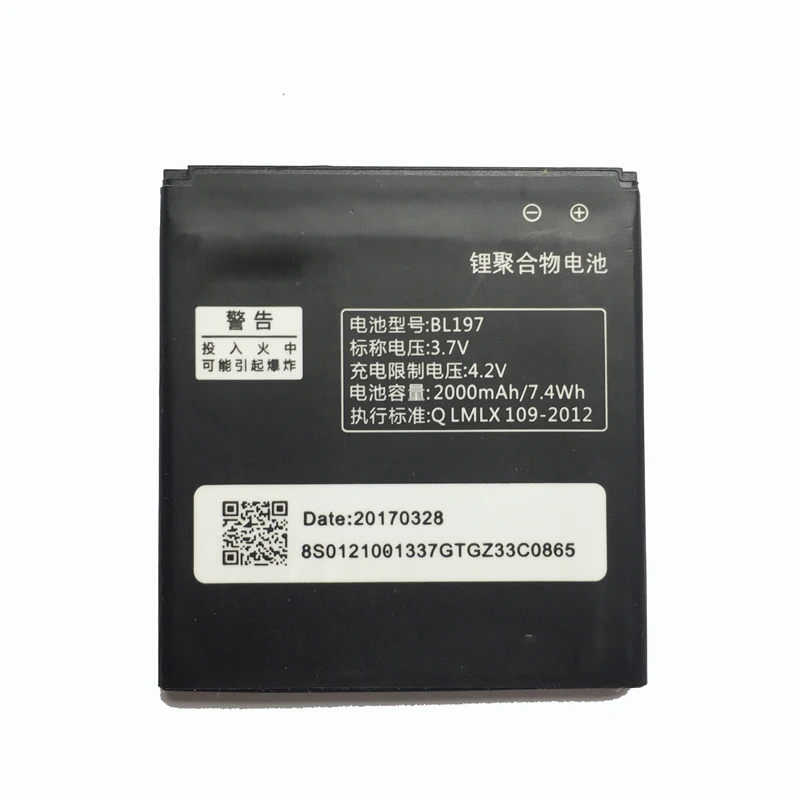 Новый аккумулятор BL 197 BL197 2000 мАч для Lenovo S720 S720I S750 S870E S868T S889 A800 A820 A798T|Аккумуляторы