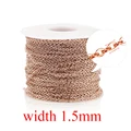 Rose gold 1.5mm