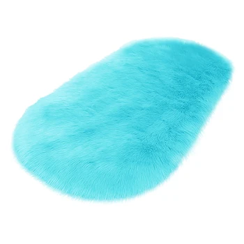 

Home Decor Modern Area Rug Solid Carpet For Bedroom Floor Mat Non Slip Rectangle Shaggy Faux Fur Super Soft Living Room Washable