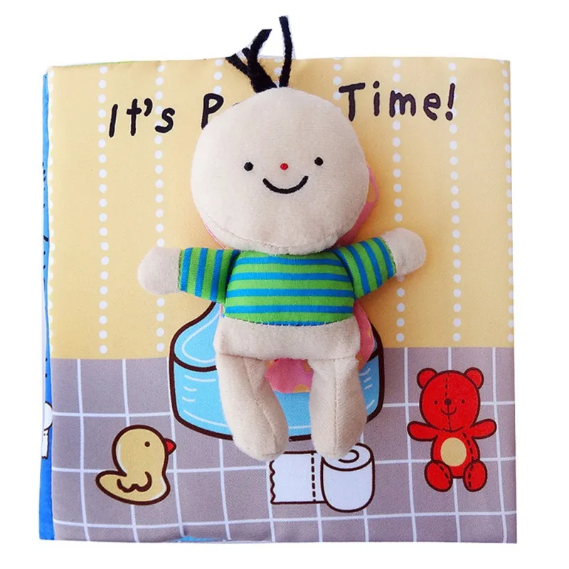 

Baby Early Learning Cloth Books Learning Education Animal Cloth Soft Cloth Fabrics Animal Books