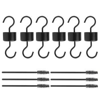 

6 Pack Hummingbird Feeder Ant Guard Hooks with Bird Feeder Brushes for Hummingbird Oriole Insect Outdoor Garden Pet Feed
