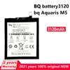New Original 3120mAh Phone Battery For BQ Aquaris M5 Phone Genuine Replacement Batteries Bateria With Tracking number