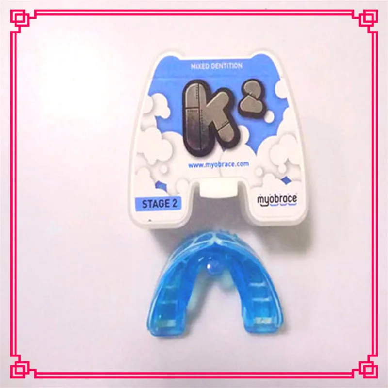 

Teeth Trainer appliance K2 Blue/Myobrace Teeth Trainer K2/Dental Orthodontic teeth trainer K2 Blue Large Size
