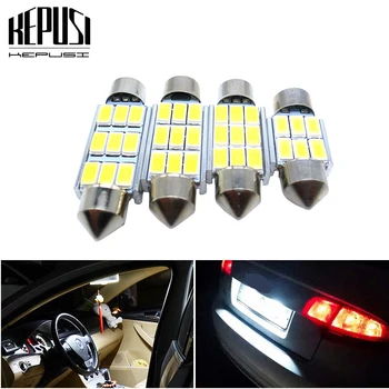 

2x C5W C10W FESTOON Car LED Reading Dome License Plate Lamp For Peugeot 307 206 207 3008 301 2008 408 5008 308 407 406 208 508