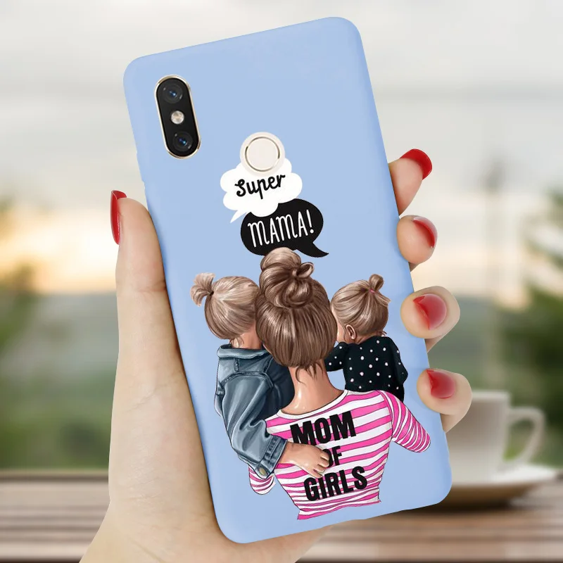 Детский чехол для телефона Super Mom Girl для Xiaomi Redmi Note 8 PRO 8 T 8 T 7 6 5 Plus 5A 6A 7A 8A чехол для Redmi 7 силиконовый чехол-бампер - Цвет: LSMM2