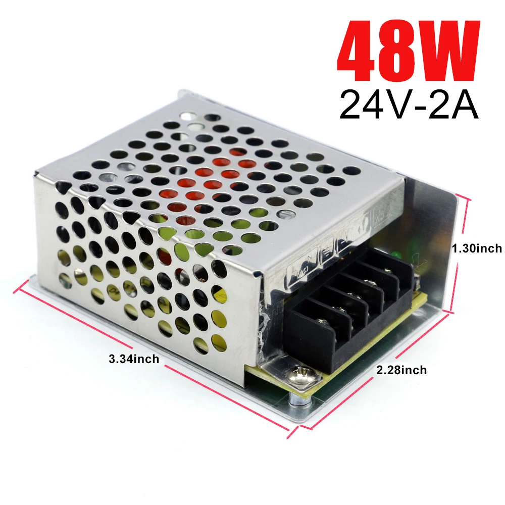 Ac-dc трансформатор освещения AC 110V 220V к DC 24V Импульсный блок питания адаптер 2A 3A 5A 10A 15A 20A 30A светодиодный драйвер полосы света