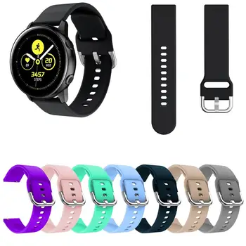 

Soft Silicone Replacement Watch Band Wrist Strap Sport Watchband Bracelet For Samsung Galaxy Watch Active Accessories