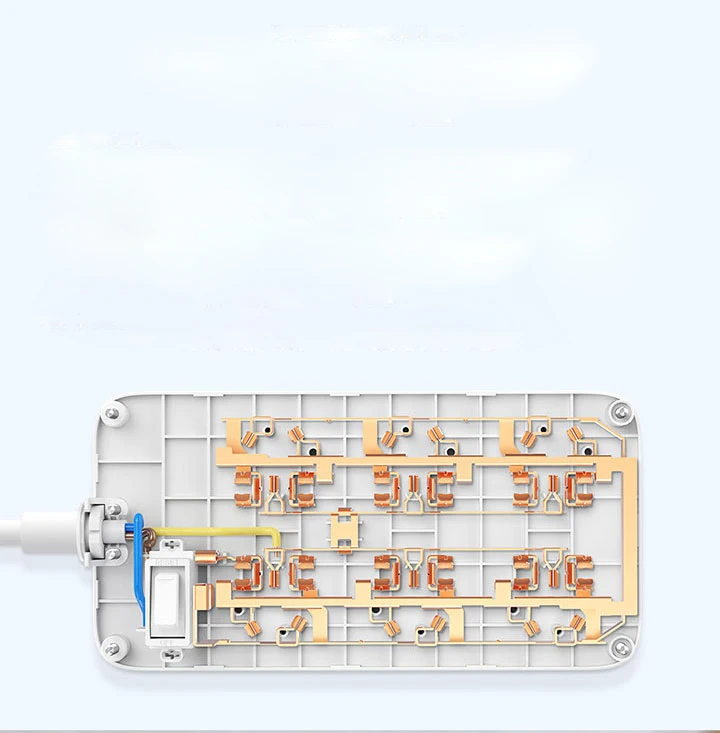 Xiaomi Mijia Нет usb блок питания 3 6 8 портов разъем питания вкл/выкл 2500 Вт 10а защита от перегрузки для офиса дома mihome