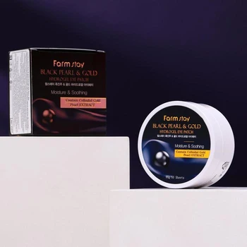 

Farm stay Gold and Black Pearl Hydrogel Eye Patches, 60 pcs. 5206002