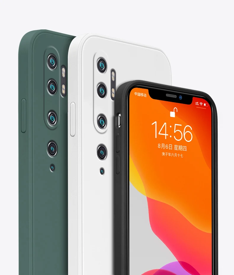 Note 10 Lite-Hülle, XUANYAO, Luxus-Silikon-Coque für Xiaomi Mi Note 10 Pro, Hülle, ultradünn, weich, stoßfest, Mi_voghion.com