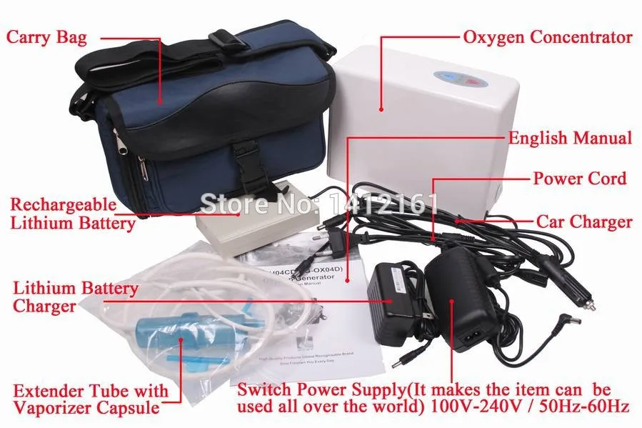 mini portable oxygen concentrator generator matched with battery carry bag used for ages, pregnant women07