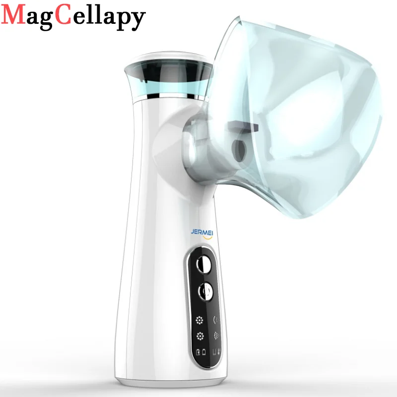 

Rechargeable Adult Kids Home Health Care Nebulizer Handheld Respirator Humidifier Warm Cool Spray For Laryngitis Cough Rhinitis