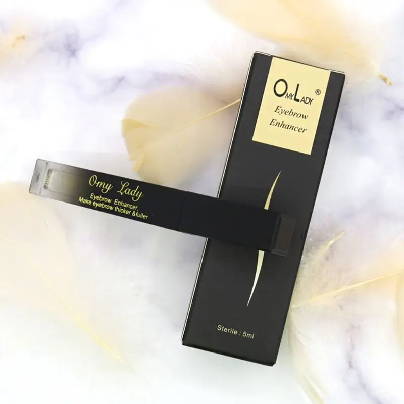 5ml Natural Eyebrow Growth Enhancer Serum Long Thicker Hair Essence Liquid Tool