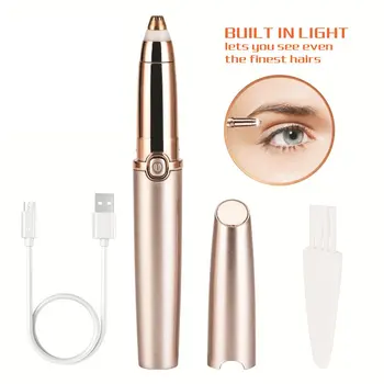 

USB Rechargeable Portable Mini Electric Epilator Eyebrow Trimmer Makeup Eye Brow Shaver Razors Women Depilator Hot Sale