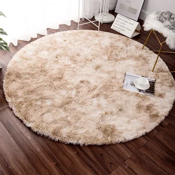 

Round carpet bedroom full of lovely red net with living room bedside carpet Nordic wind swivel chair mat