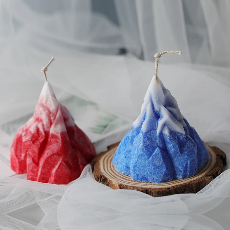Ice Mountain Shape Candle Mold Diy Handmade Silicone Soap Mold Silicone