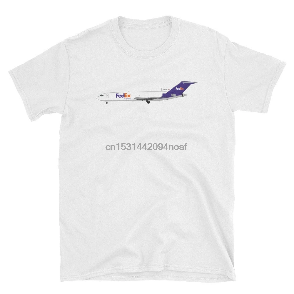 Футболка унисекс FedEx Боинг 727 | Мужская одежда