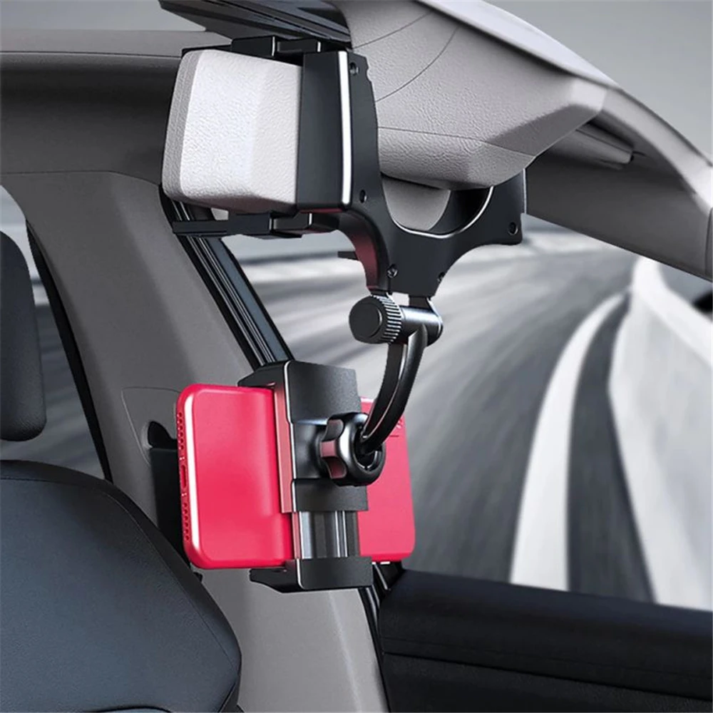 Car Phone Holder Rearview Mirror Mount Gps Stands Mobile Phone Bracket