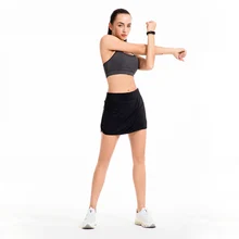 Женская Спортивная юбка-шорты легкая Спортивная юбка с карманами для бега теннис FOU99