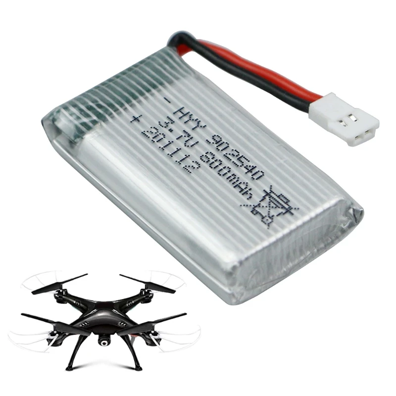 2025 New 800mAh 902540 Lithium Battery For Syma X5 X5C X5S