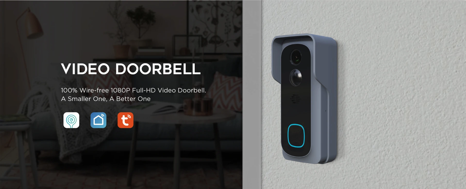 HD 1080P 100% беспроводной Wifi Видео дверной Звонок IP безопасность умный аккумулятор камера интеллектуальное домашнее ночное видение PIR детектор
