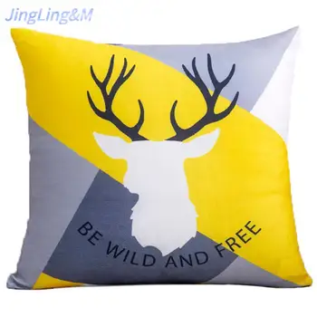 

Cushion Cushion, Removable And Washable Cute Cartoon Style Square Pillow Case Without Core, Suitable For Home Sofa, Car