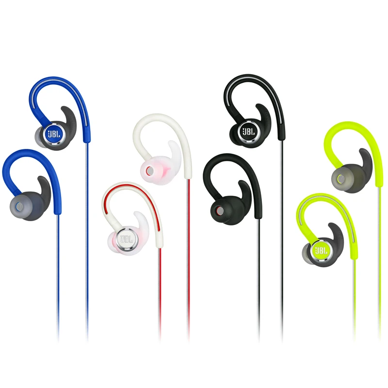 Спортивные наушники JBL Reflect Contour 2 беспроводные Bluetooth с 3 кнопками ДУ и микрофоном