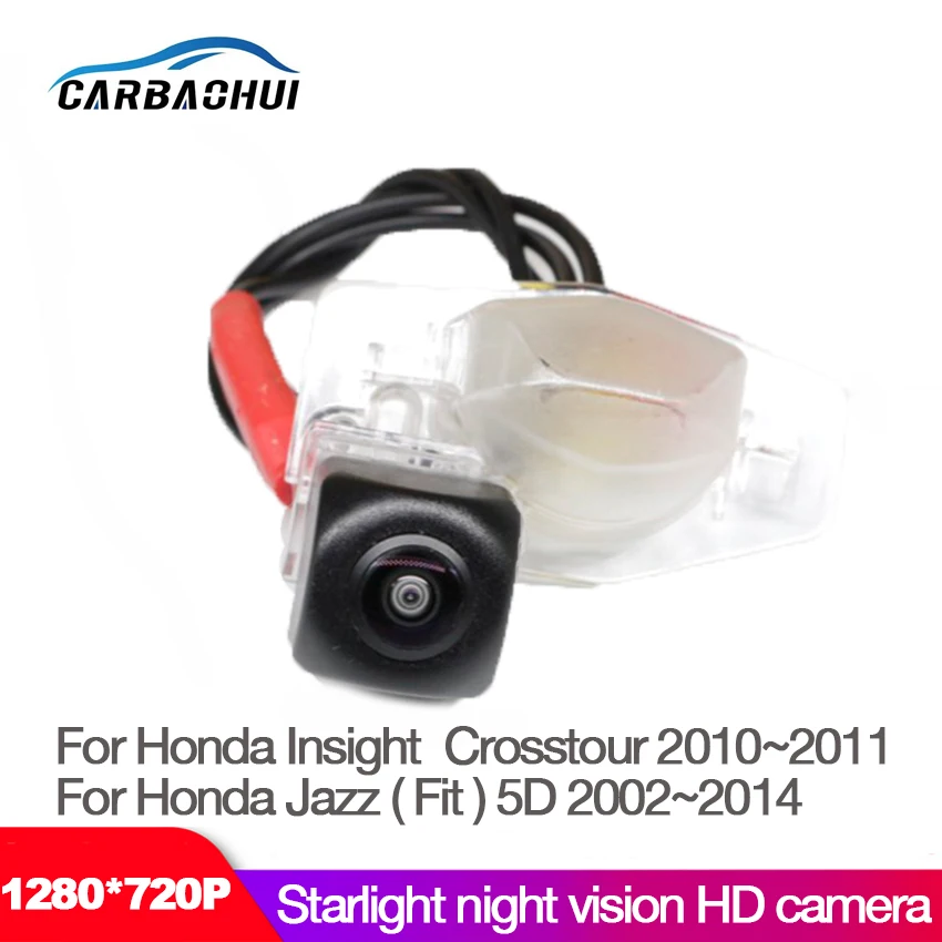 

Car Starlight Night Vision Rear View Reverse Backup Camera For Honda Insight Crosstour 2010~2011 For Honda Jazz ( Fit ) 5D