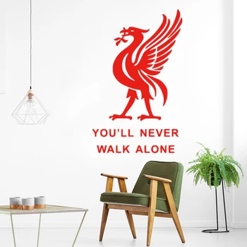 

Classic Liverpool Football Logo Wallpaper Vinyl Wall Stickers For Kids Room Art Decals Office Room Sticker Vinilo Futbol Sticker
