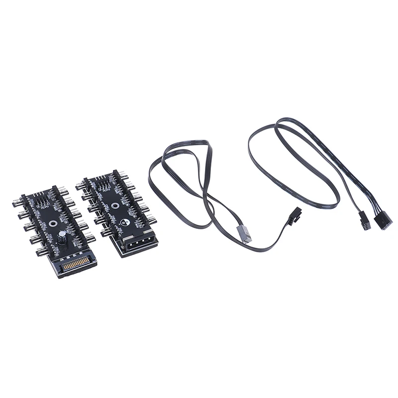 Регулятор скорости ступицы вентилятора 12V 10 Way 4pin для корпуса компьютера с PWM соединительный кабель cpu вентилятор специальный интерфейс PWM