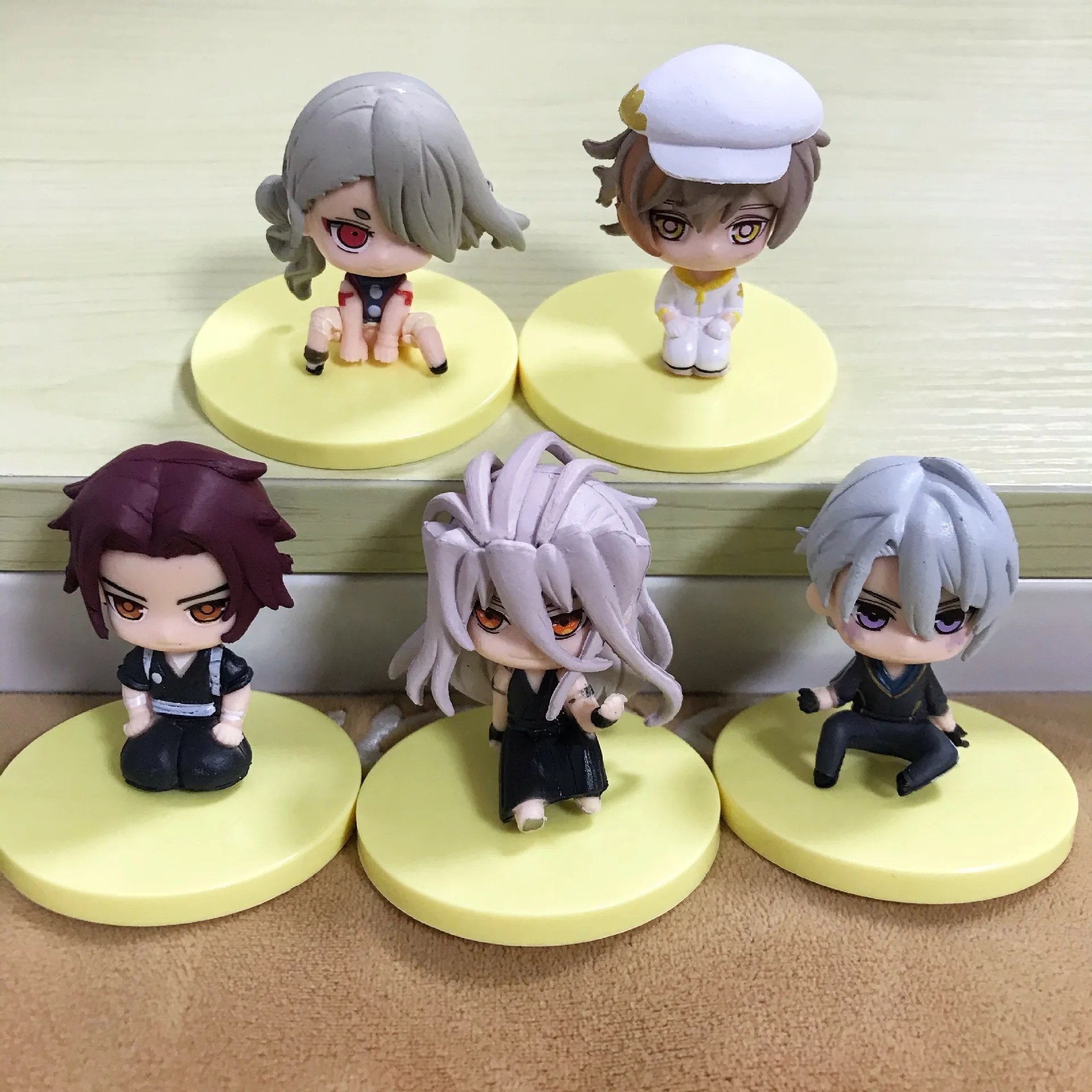 5 шт./компл. Q версия аниме Touken Ranbu онлайн Mikazuki Munechika Kogitsunemaru Gokotai Nakigitsune экшн-фигурка