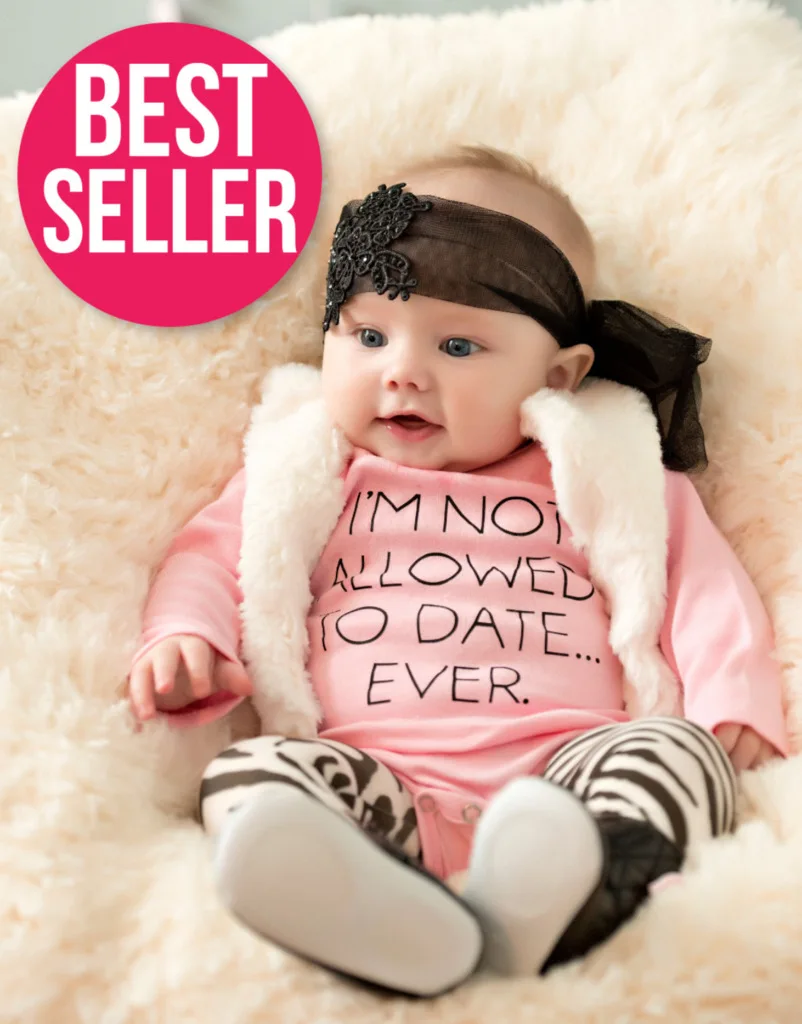 Розовые Детские боди с длинными рукавами и надписью «I'm Not Allow To Date Ever Infant Girls Coming Home» подарок для новорожденного