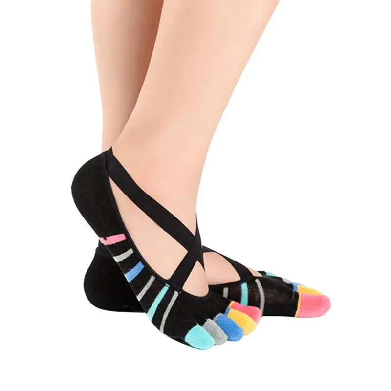 

Women Sweet Style Cotton Socks Breathable Deodorant Toe Socks Color Thin Five Finger Socks Female Hosiery 5 Colors