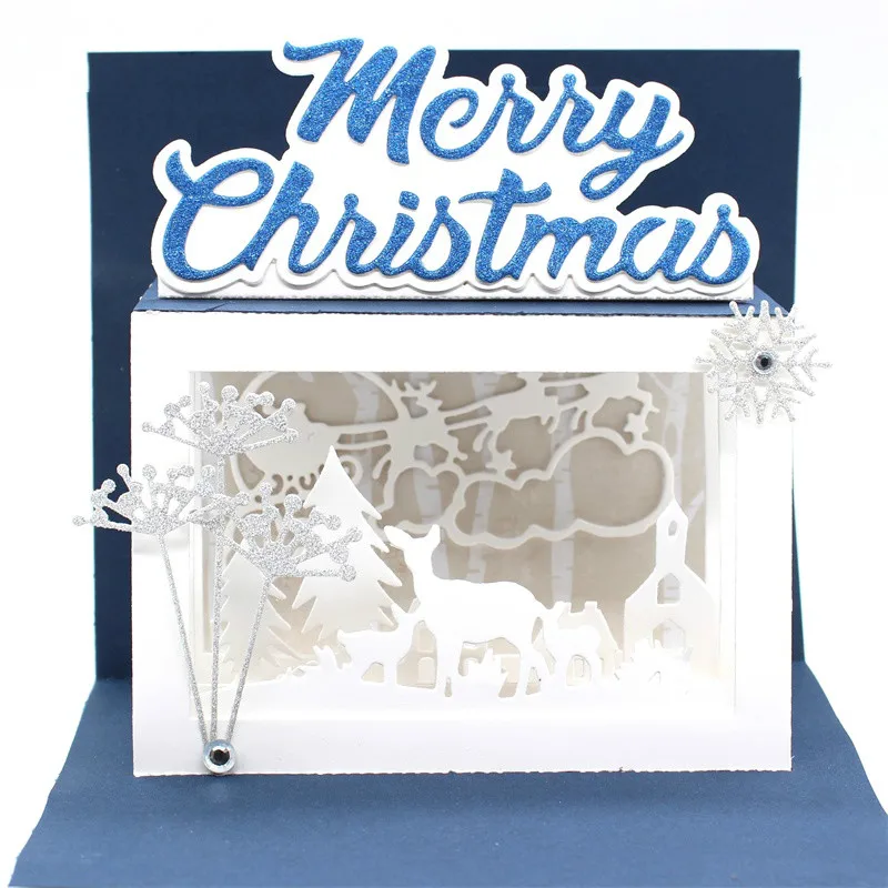 

YPP CRAFT Pop Up Window Card Metal Cutting Dies Stencils for Scrapbooking/photo album Decorative Embossing Paper Cards