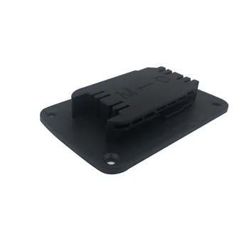 

M18 Battery Tool Holder Drill Impact Drill ETC is compatible with Dewalt 20V and Milwaukee M18 tool Black ABS tool holder