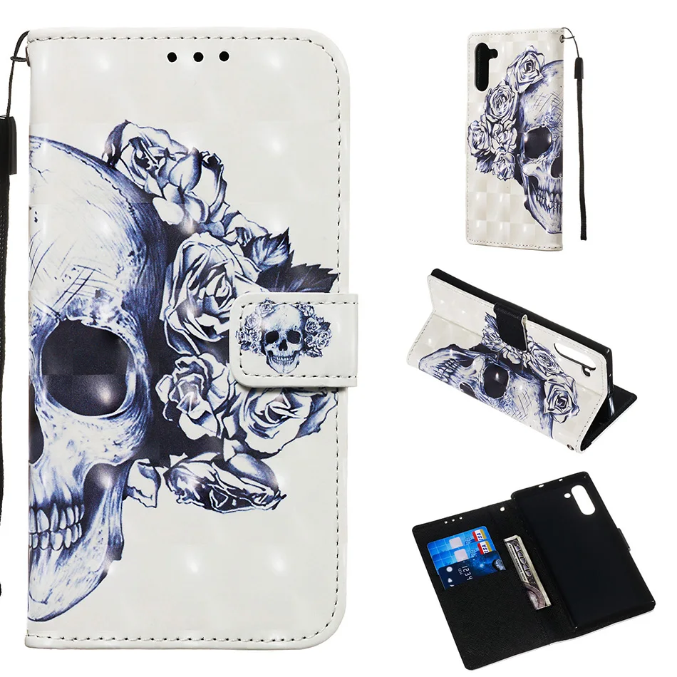 Чехол-бумажник с откидной крышкой для samsung Galaxy A6 J4 J6 S9 S10 Plus S10E Note 10 Pro Note9 A10E A20E A2 Core, слот для карт, чехол для телефона