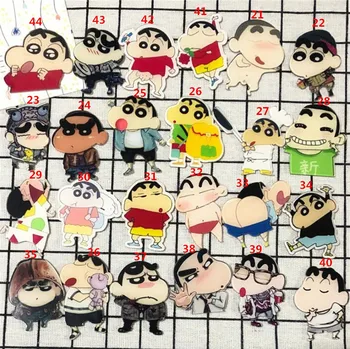 

Cartoon Amine Acrylic Brooch Crayon Shin-chan Badges Pin On Backpack Clothing Decorative Brooches scrapbook phone decoration